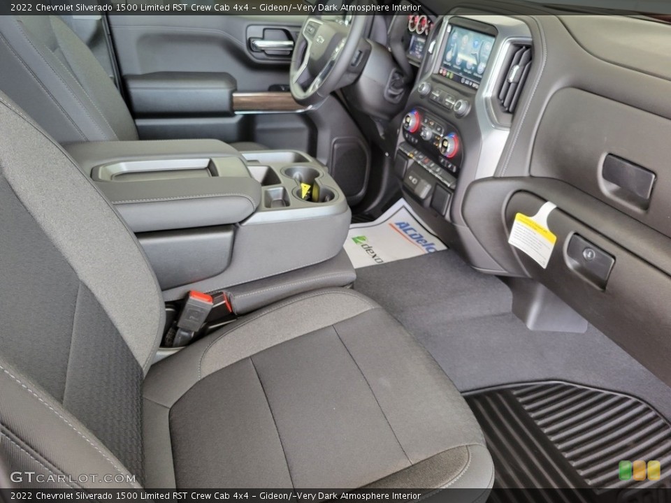 Gideon/­Very Dark Atmosphere Interior Front Seat for the 2022 Chevrolet Silverado 1500 Limited RST Crew Cab 4x4 #144191037