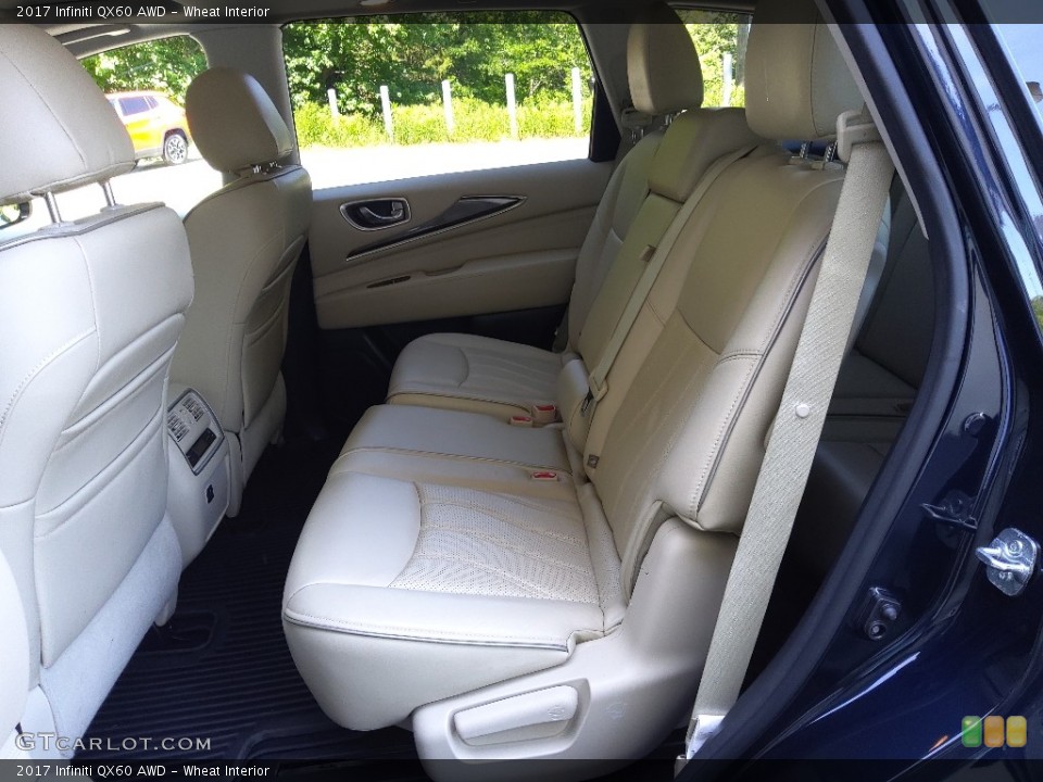 Wheat Interior Rear Seat for the 2017 Infiniti QX60 AWD #144191373