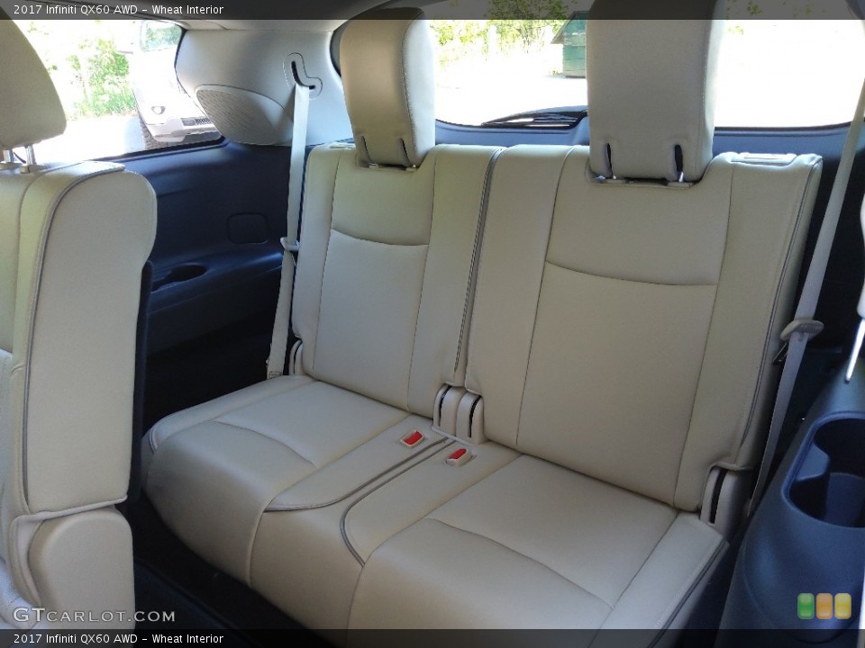 Wheat Interior Rear Seat for the 2017 Infiniti QX60 AWD #144191403