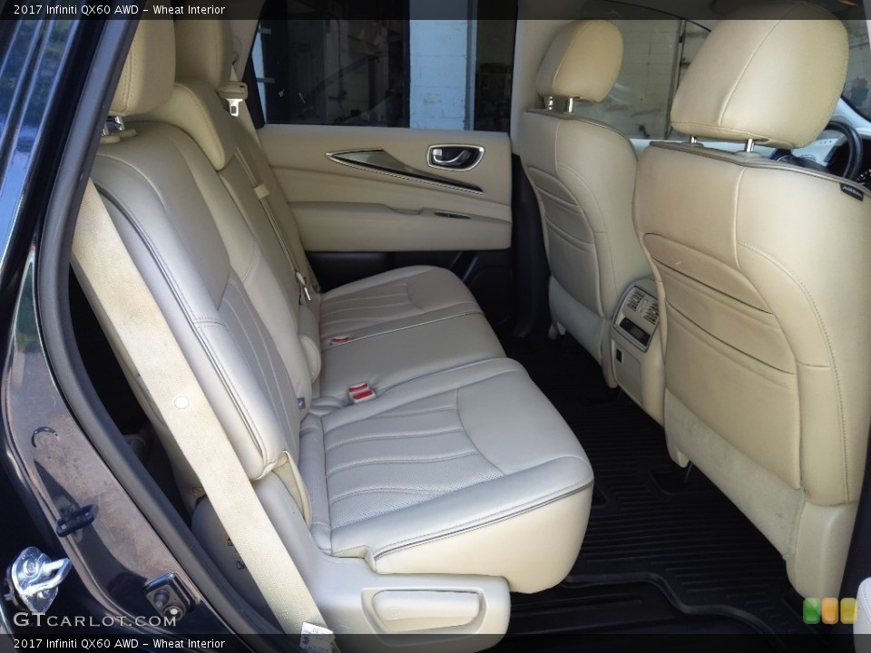 Wheat Interior Rear Seat for the 2017 Infiniti QX60 AWD #144191475