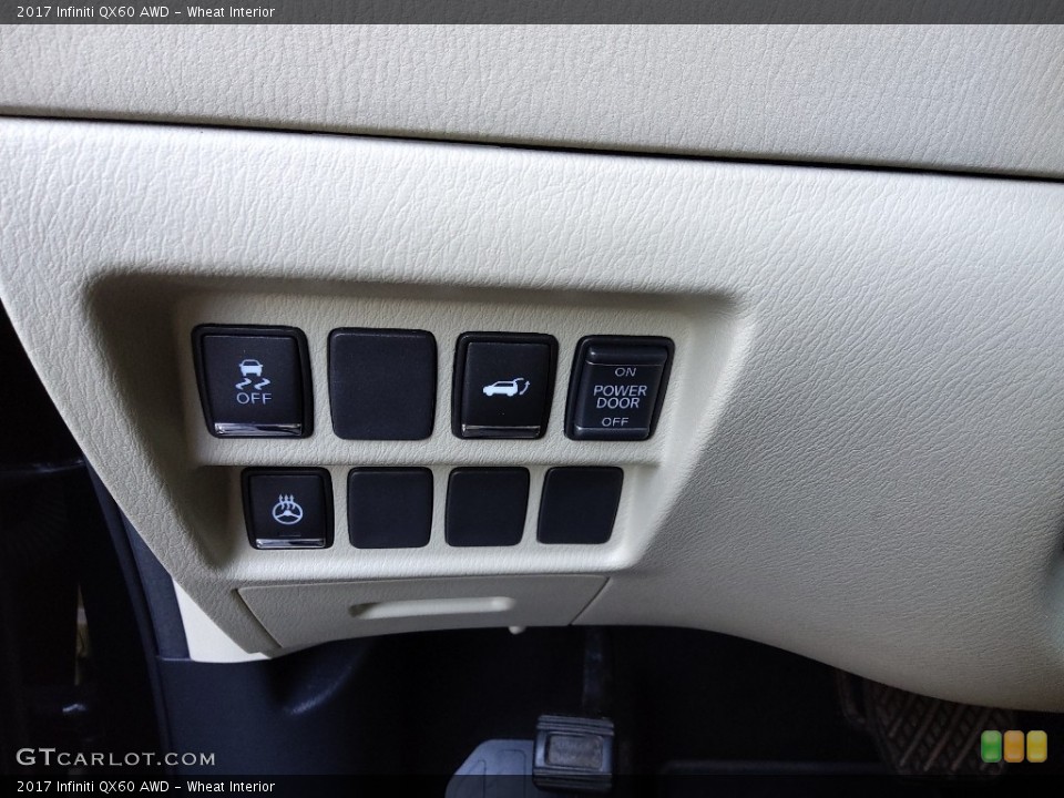 Wheat Interior Controls for the 2017 Infiniti QX60 AWD #144191547