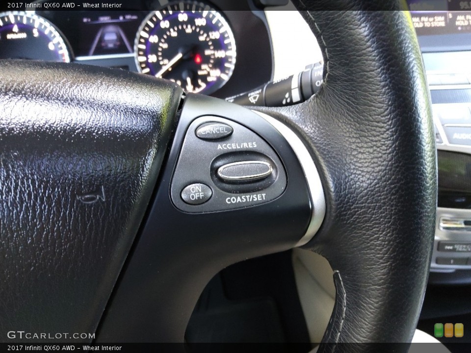 Wheat Interior Steering Wheel for the 2017 Infiniti QX60 AWD #144191607