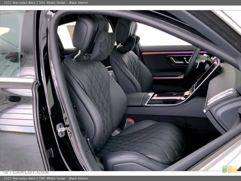 Black Interior Photo for the 2022 Mercedes-Benz S 580 4Matic Sedan #144191778