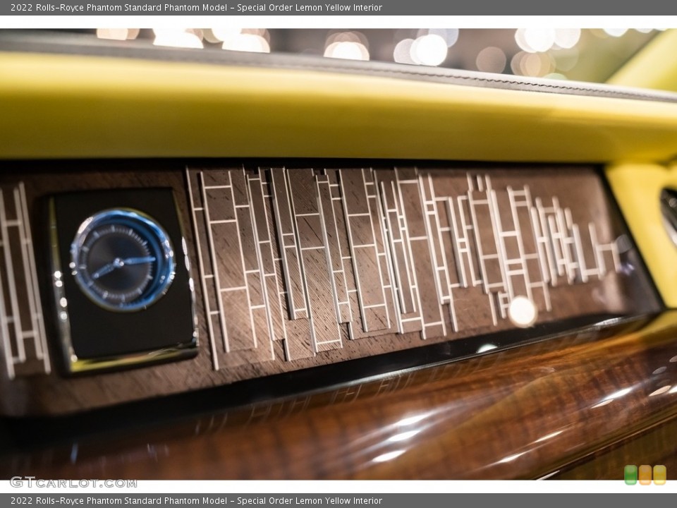 Special Order Lemon Yellow Interior Dashboard for the 2022 Rolls-Royce Phantom  #144191880
