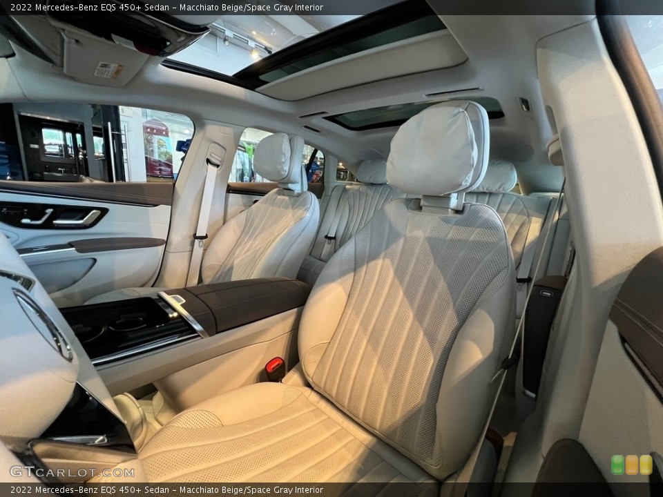 Macchiato Beige/Space Gray 2022 Mercedes-Benz EQS Interiors