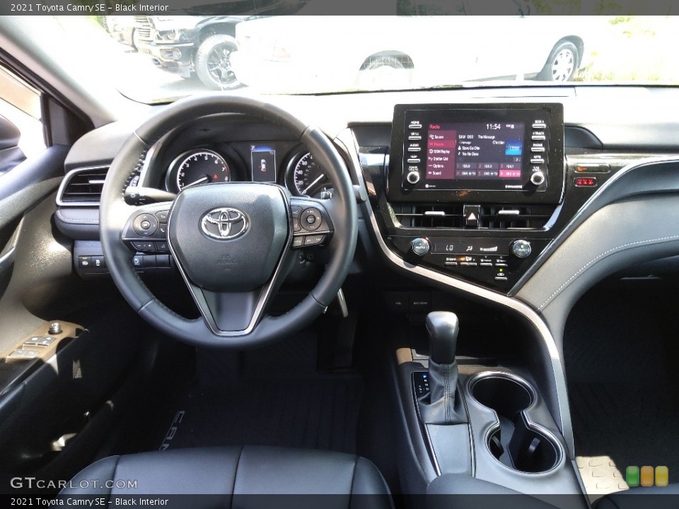 Black Interior Dashboard for the 2021 Toyota Camry SE #144195207