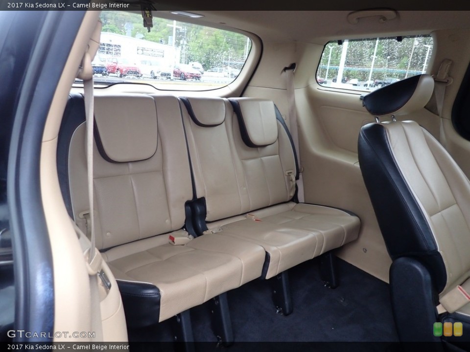 Camel Beige Interior Rear Seat for the 2017 Kia Sedona LX #144195498