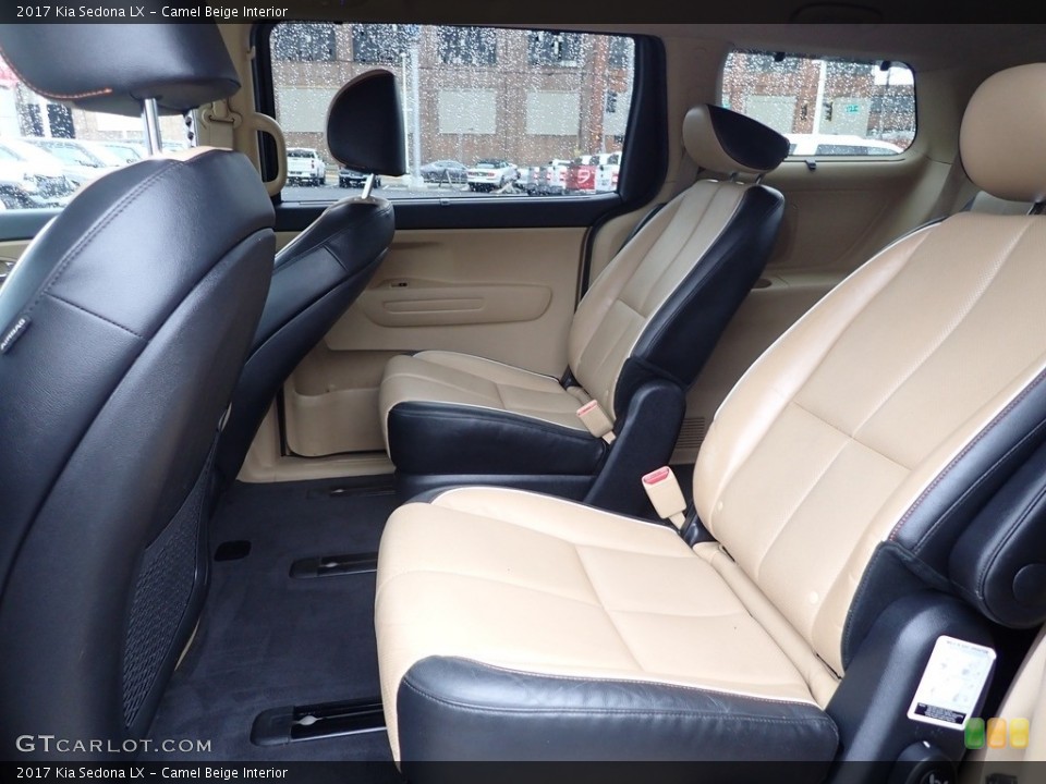 Camel Beige Interior Rear Seat for the 2017 Kia Sedona LX #144195585