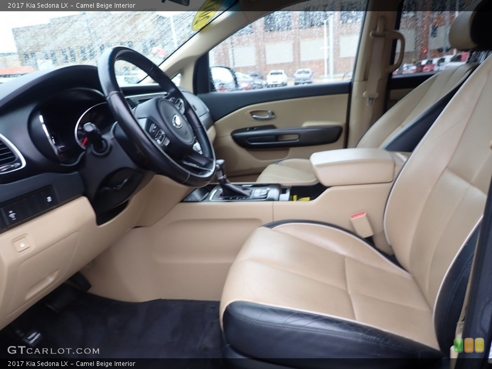 Camel Beige Interior Front Seat for the 2017 Kia Sedona LX #144195630