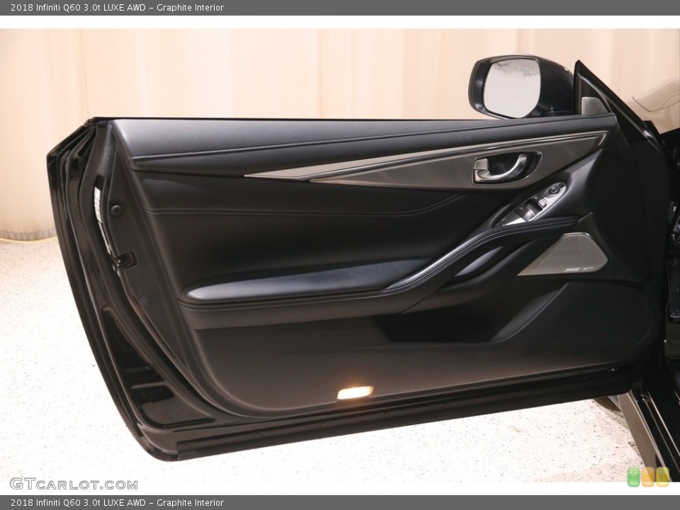 Graphite Interior Door Panel for the 2018 Infiniti Q60 3.0t LUXE AWD #144196128