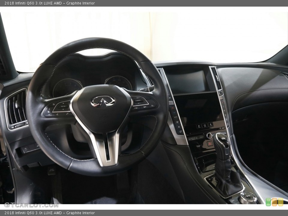 Graphite Interior Dashboard for the 2018 Infiniti Q60 3.0t LUXE AWD #144196161