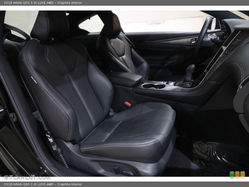 Graphite 2018 Infiniti Q60 Interiors