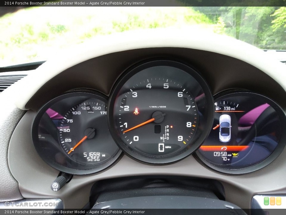 Agate Grey/Pebble Grey Interior Gauges for the 2014 Porsche Boxster  #144196776