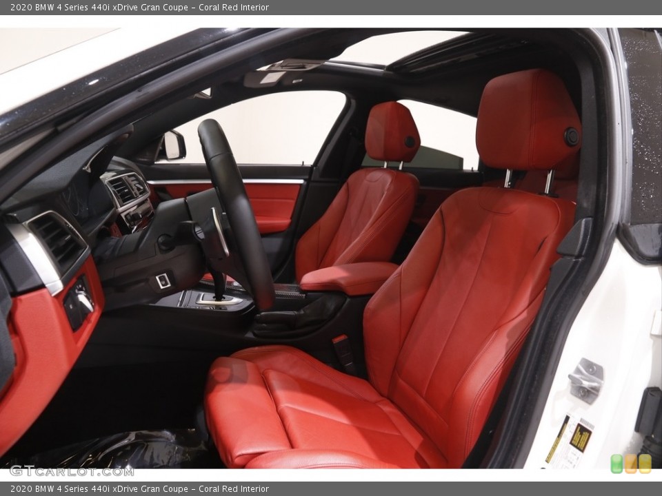 Coral Red Interior Photo for the 2020 BMW 4 Series 440i xDrive Gran Coupe #144197970