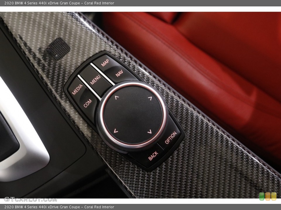 Coral Red Interior Controls for the 2020 BMW 4 Series 440i xDrive Gran Coupe #144198213
