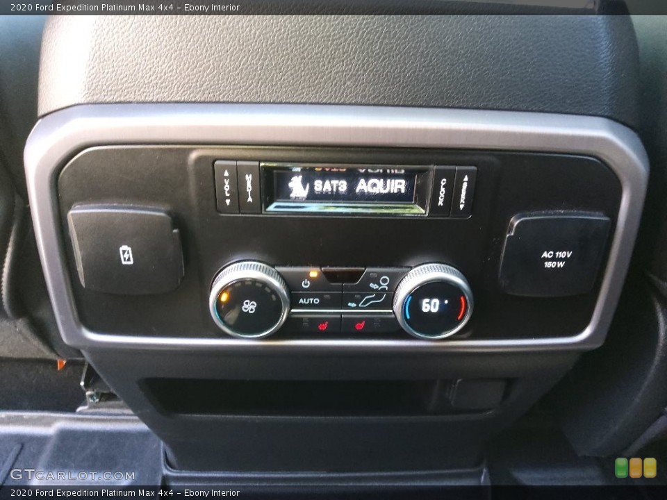 Ebony Interior Controls for the 2020 Ford Expedition Platinum Max 4x4 #144198225