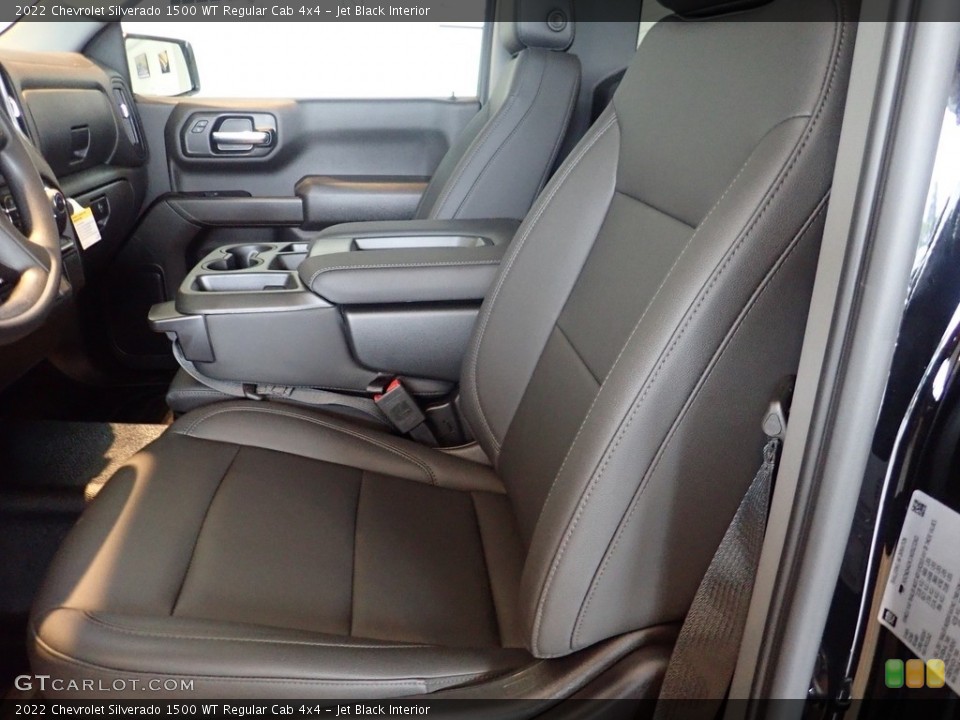 Jet Black Interior Front Seat for the 2022 Chevrolet Silverado 1500 WT Regular Cab 4x4 #144199734