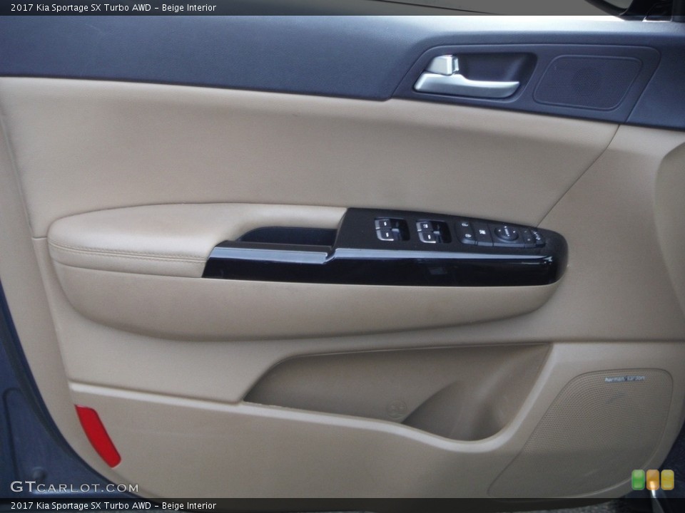 Beige Interior Door Panel for the 2017 Kia Sportage SX Turbo AWD #144200274