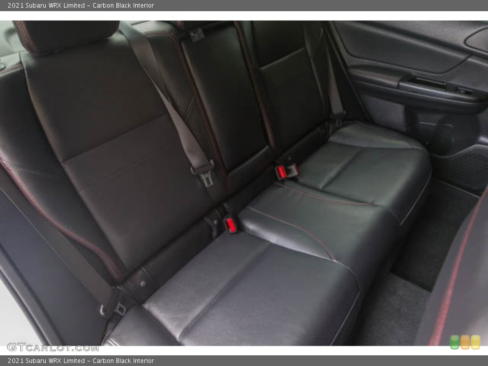 Carbon Black Interior Rear Seat for the 2021 Subaru WRX Limited #144200298