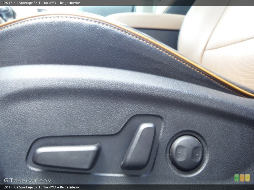 Beige Interior Front Seat for the 2017 Kia Sportage SX Turbo AWD #144200346
