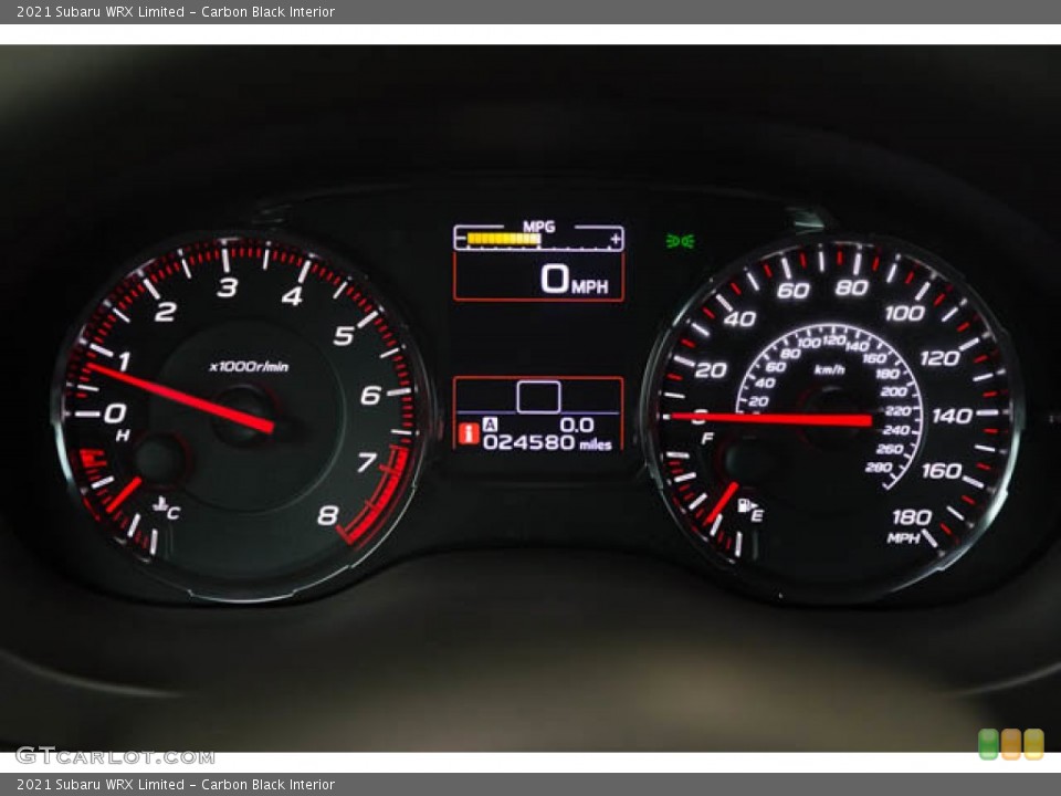 Carbon Black Interior Gauges for the 2021 Subaru WRX Limited #144200394