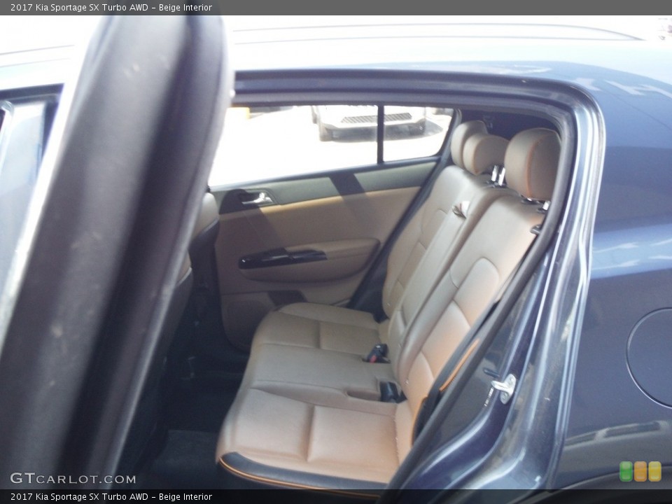 Beige Interior Rear Seat for the 2017 Kia Sportage SX Turbo AWD #144200583