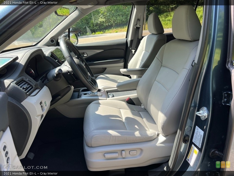 Gray Interior Front Seat for the 2021 Honda Pilot EX-L #144200931