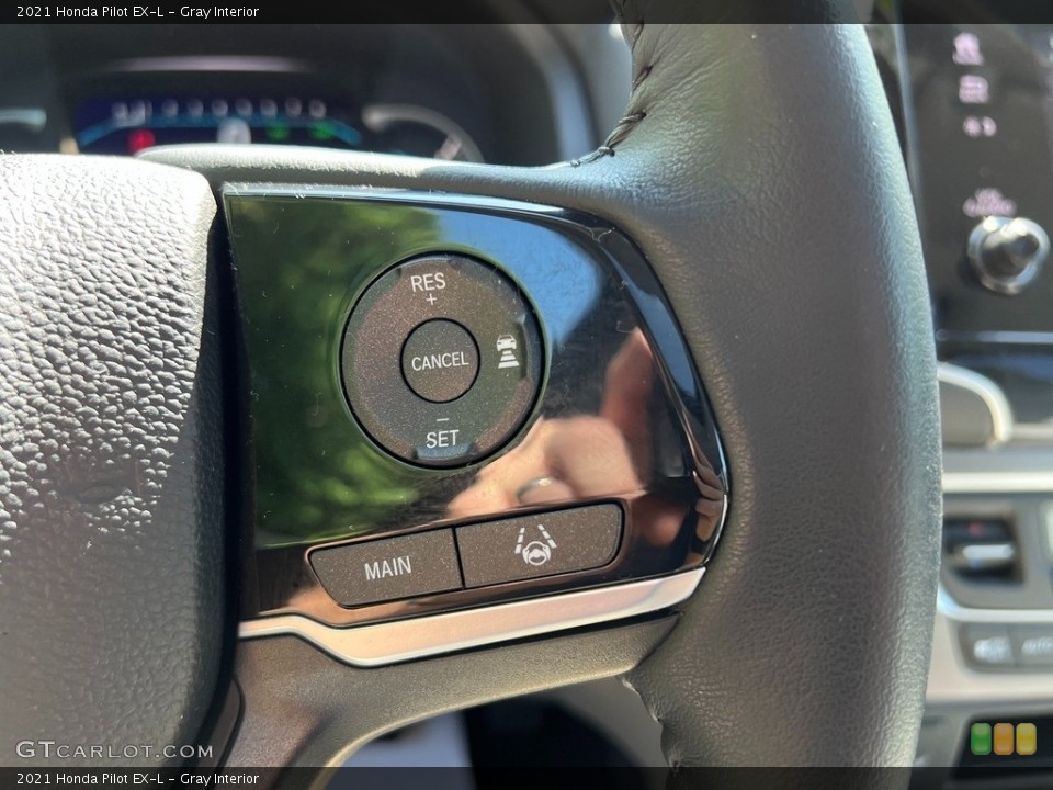 Gray Interior Steering Wheel for the 2021 Honda Pilot EX-L #144201183