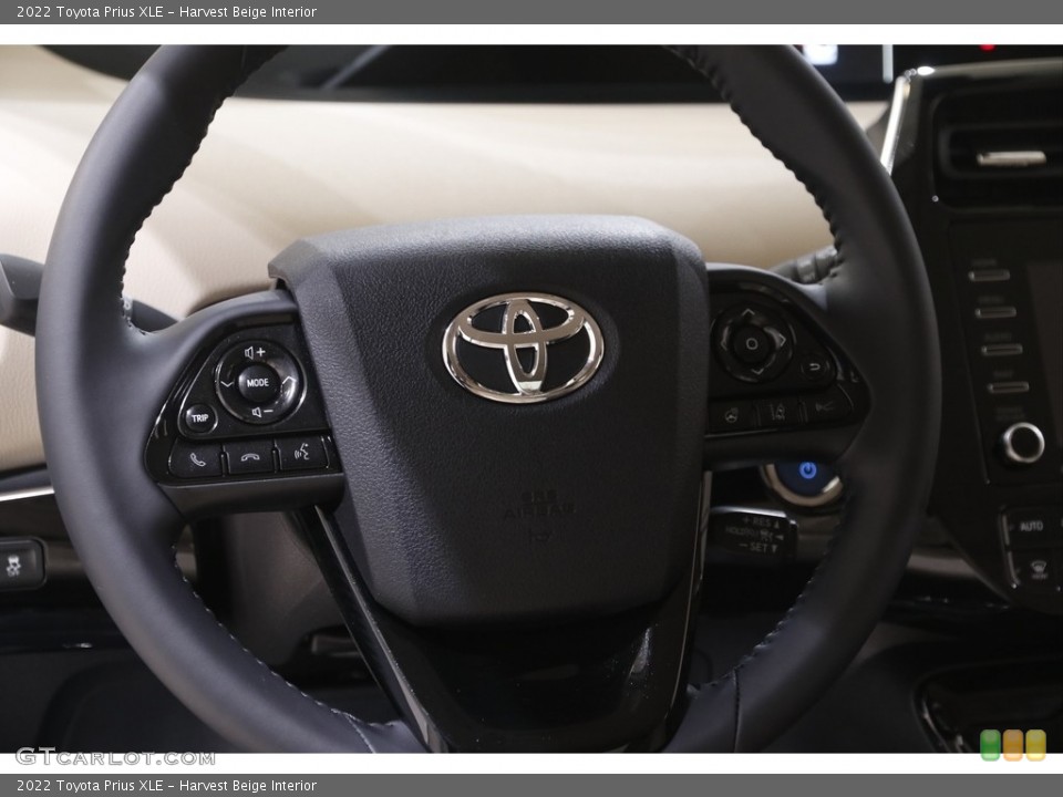Harvest Beige Interior Steering Wheel for the 2022 Toyota Prius XLE #144201411