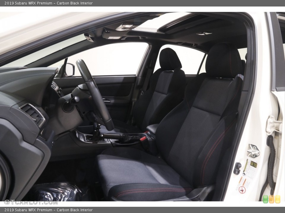 Carbon Black Interior Front Seat for the 2019 Subaru WRX Premium #144202647