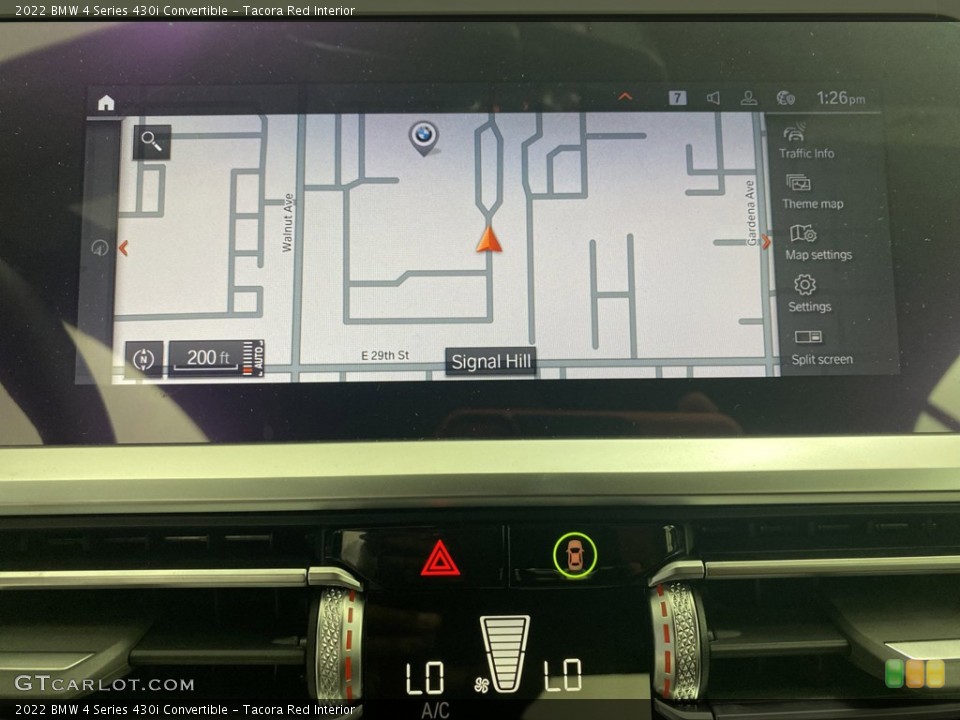 Tacora Red Interior Navigation for the 2022 BMW 4 Series 430i Convertible #144203811
