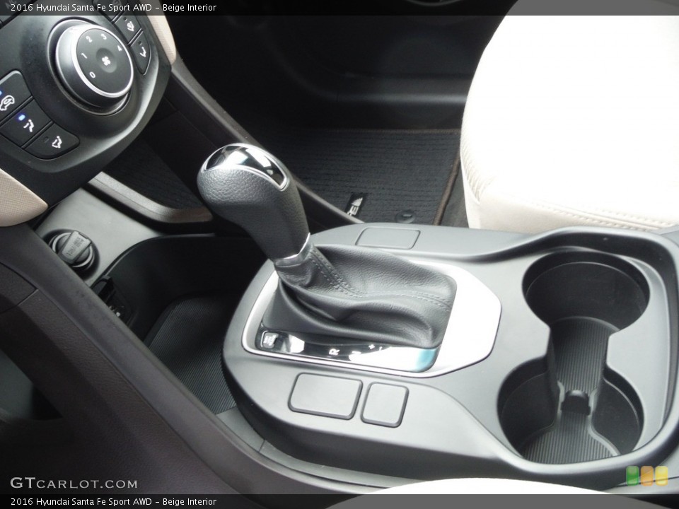Beige Interior Transmission for the 2016 Hyundai Santa Fe Sport AWD #144204267