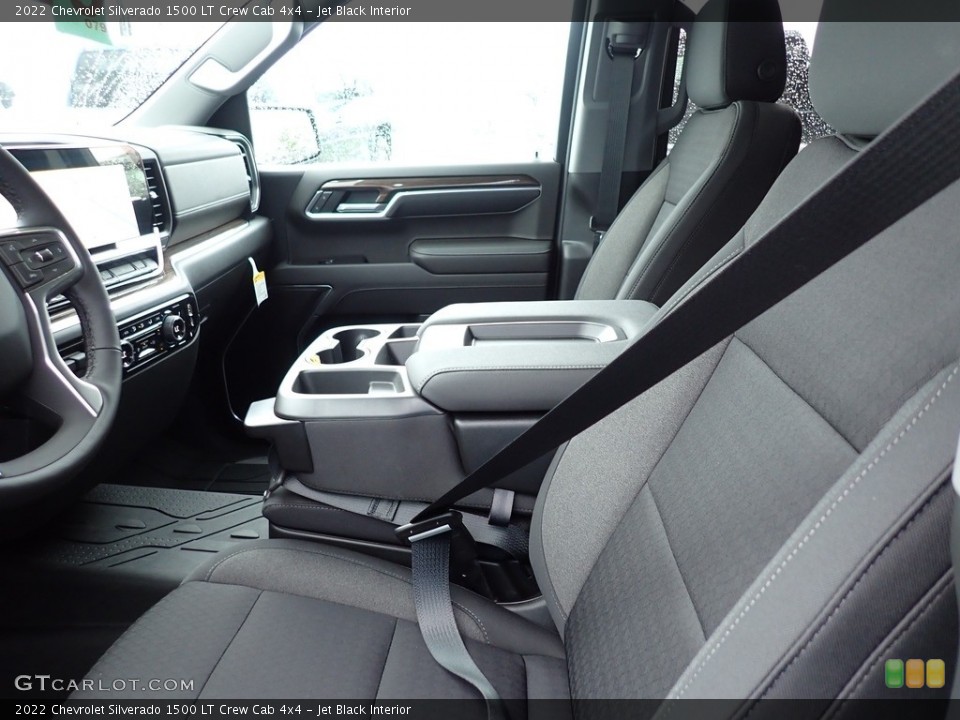 Jet Black Interior Front Seat for the 2022 Chevrolet Silverado 1500 LT Crew Cab 4x4 #144204450