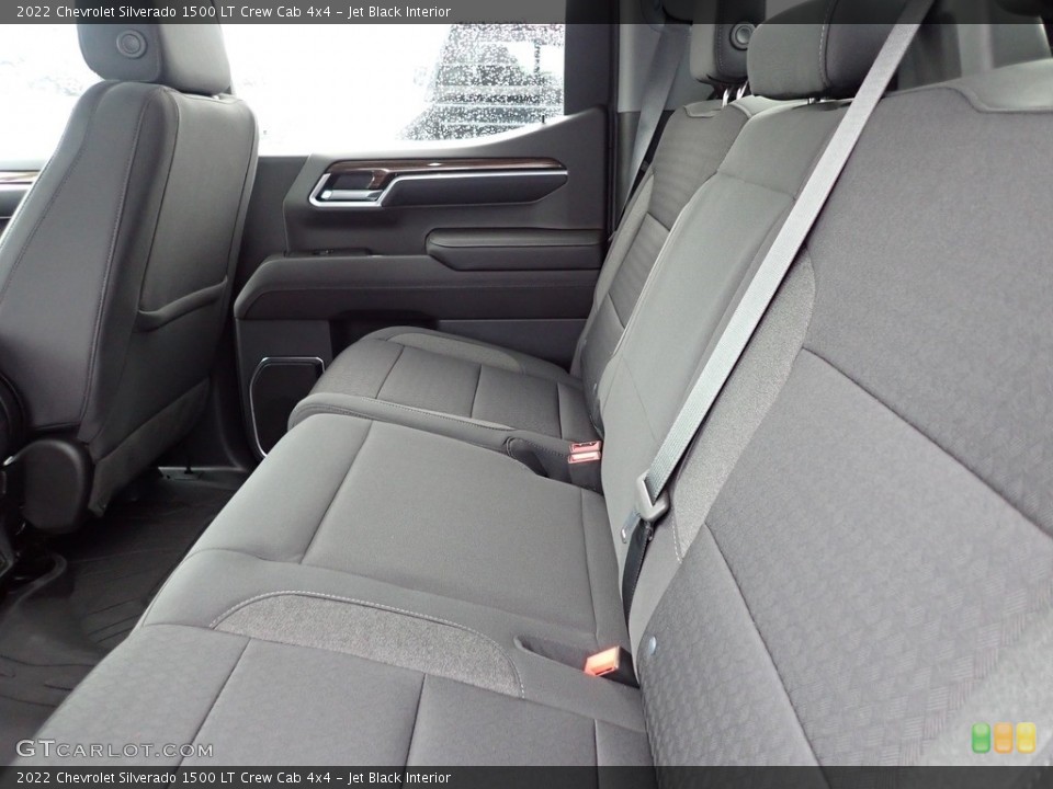Jet Black Interior Rear Seat for the 2022 Chevrolet Silverado 1500 LT Crew Cab 4x4 #144204474