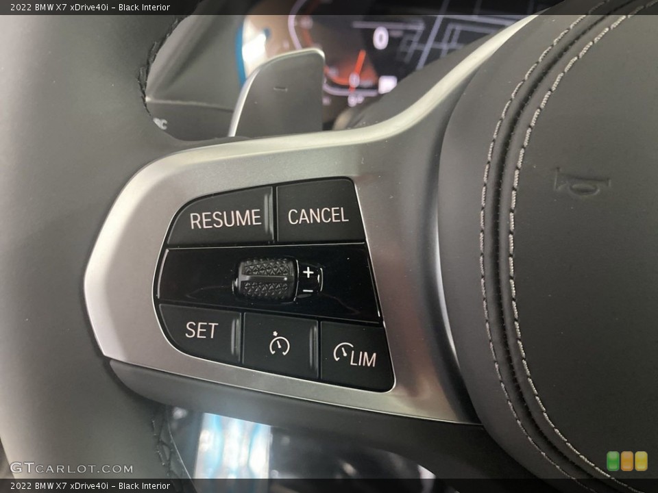 Black Interior Steering Wheel for the 2022 BMW X7 xDrive40i #144205992