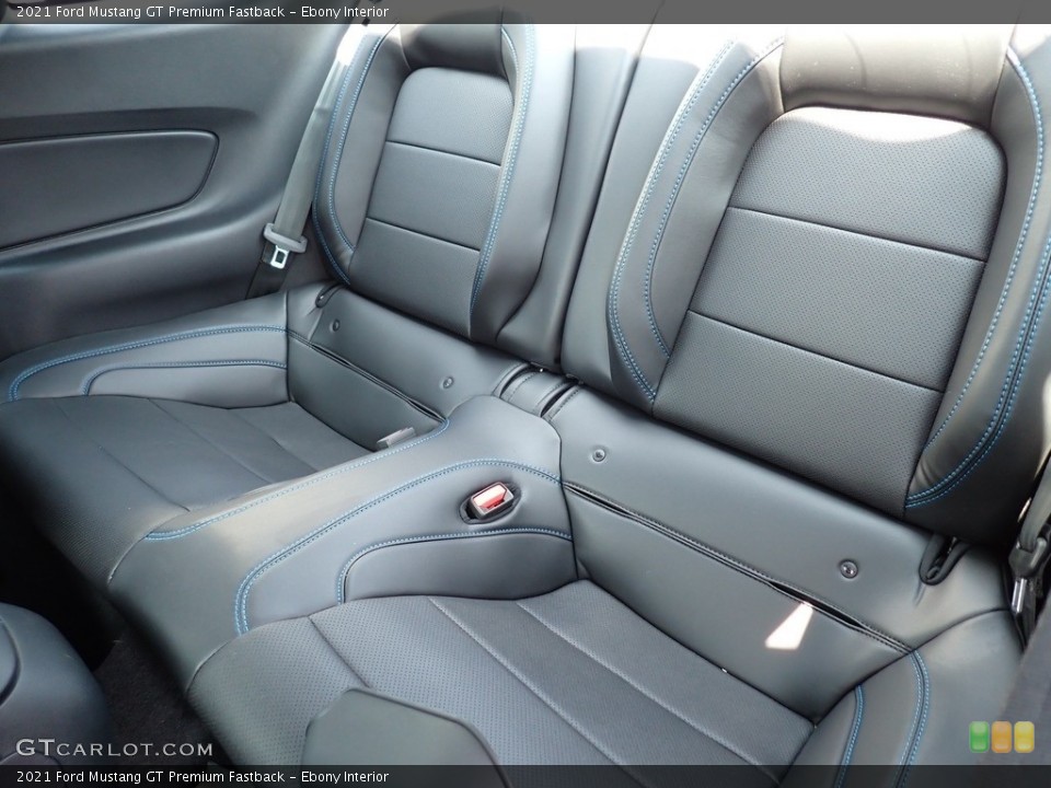 Ebony Interior Rear Seat for the 2021 Ford Mustang GT Premium Fastback #144208623