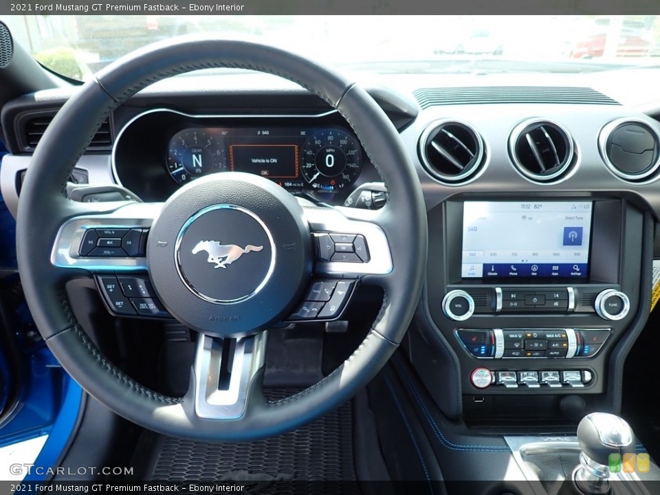 Ebony Interior Dashboard for the 2021 Ford Mustang GT Premium Fastback #144208638