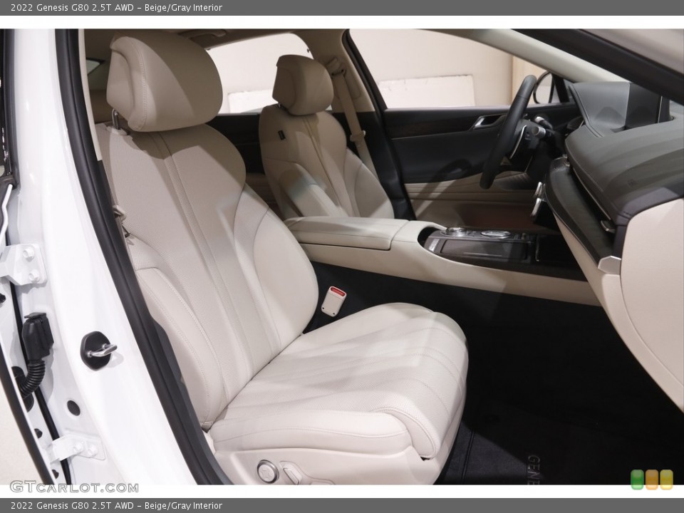 Beige/Gray Interior Front Seat for the 2022 Genesis G80 2.5T AWD #144209751