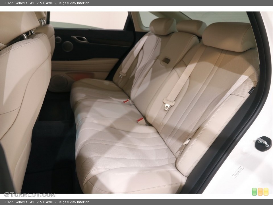 Beige/Gray Interior Rear Seat for the 2022 Genesis G80 2.5T AWD #144209796