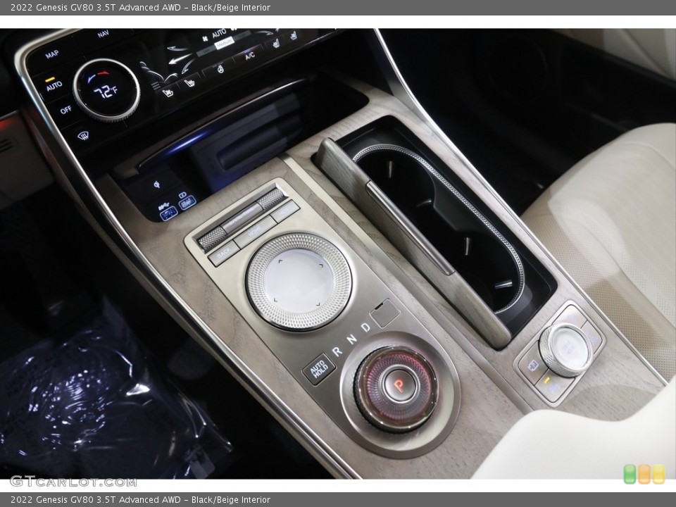 Black/Beige Interior Transmission for the 2022 Genesis GV80 3.5T Advanced AWD #144211173