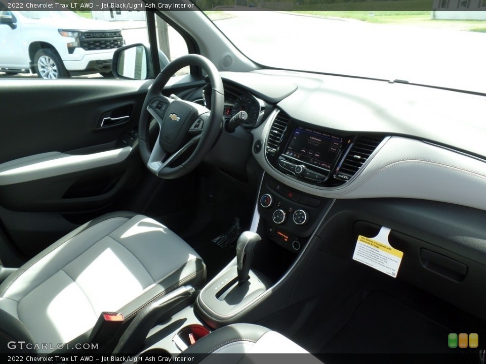 Jet Black/Light Ash Gray Interior Dashboard for the 2022 Chevrolet Trax LT AWD #144214155