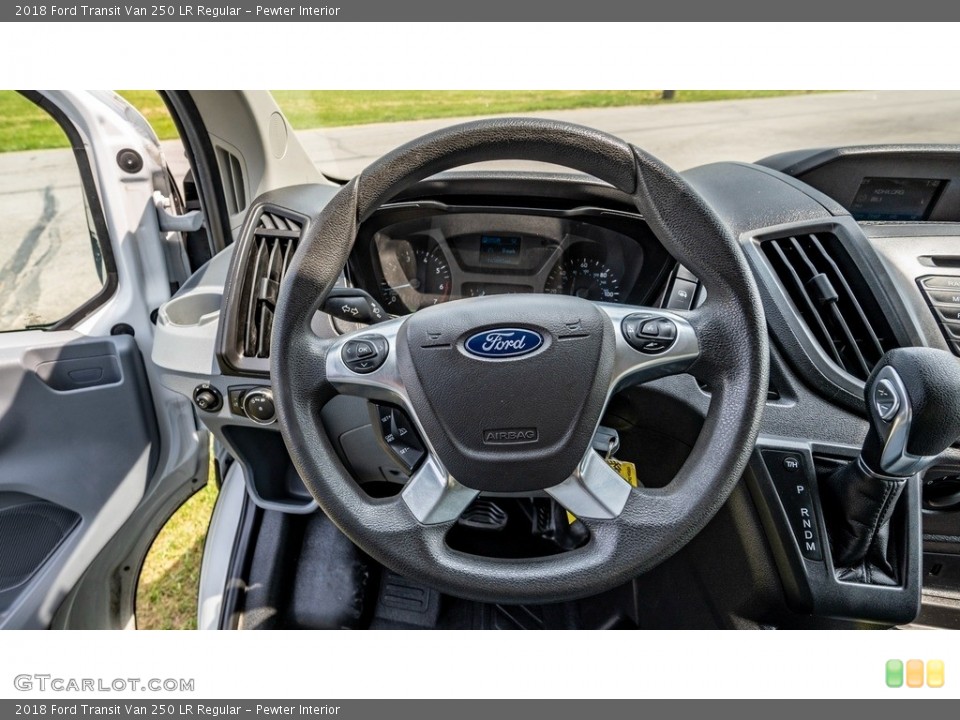 Pewter Interior Steering Wheel for the 2018 Ford Transit Van 250 LR Regular #144214800