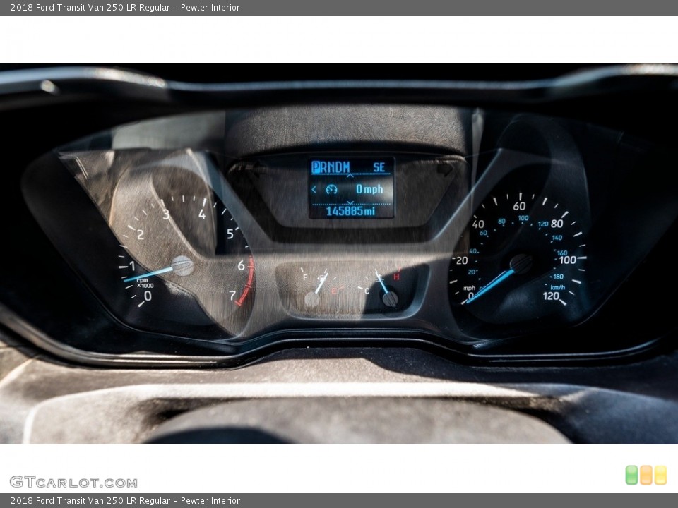 Pewter Interior Gauges for the 2018 Ford Transit Van 250 LR Regular #144214821