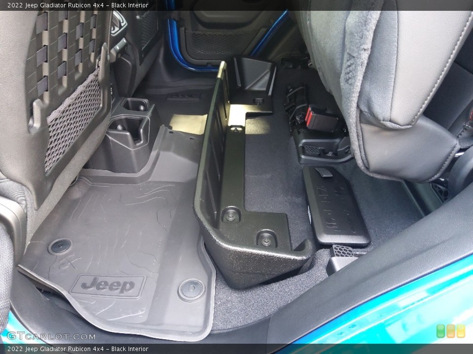 Black Interior Rear Seat for the 2022 Jeep Gladiator Rubicon 4x4 #144215964