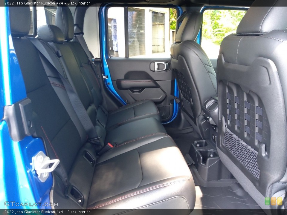 Black Interior Rear Seat for the 2022 Jeep Gladiator Rubicon 4x4 #144215991