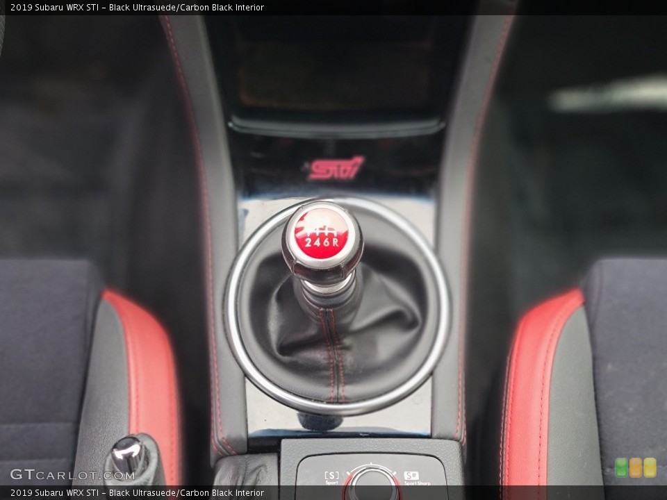 Black Ultrasuede/Carbon Black Interior Transmission for the 2019 Subaru WRX STI #144217233