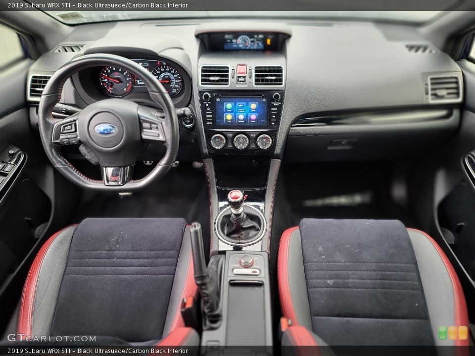 Black Ultrasuede/Carbon Black Interior Photo for the 2019 Subaru WRX STI #144217281