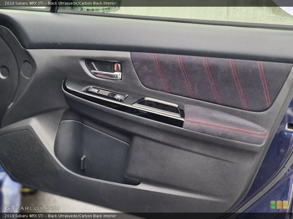 Black Ultrasuede/Carbon Black Interior Door Panel for the 2019 Subaru WRX STI #144217521