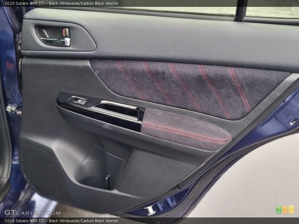 Black Ultrasuede/Carbon Black Interior Door Panel for the 2019 Subaru WRX STI #144217611