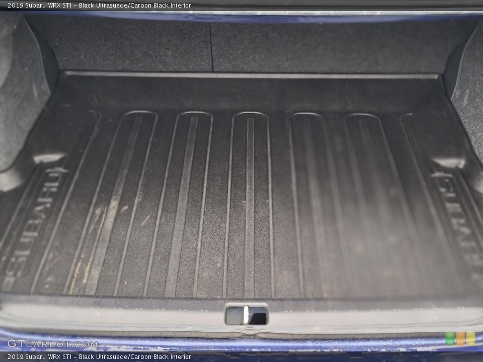 Black Ultrasuede/Carbon Black Interior Trunk for the 2019 Subaru WRX STI #144217635